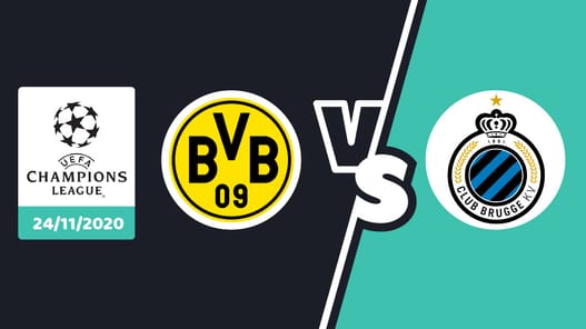 Pronostic Borussia Dortmund FC Bruges 4ème journée Ligue des Champions mardi 24 novembre 2020